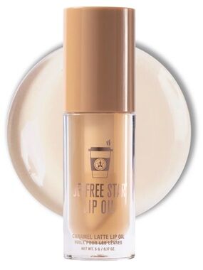 Jeffree Star Caramel Latte Lip Oil — Sheer Caramel Color - New in Box